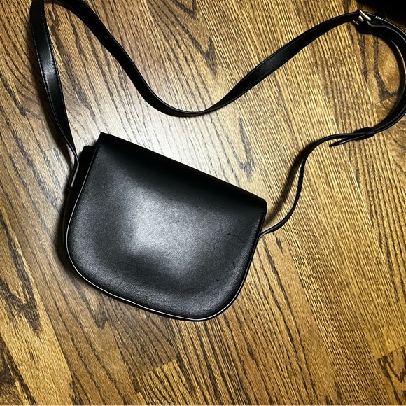 Celine Cuir Triomphe Folco Bag Black - Picture 6 of 16